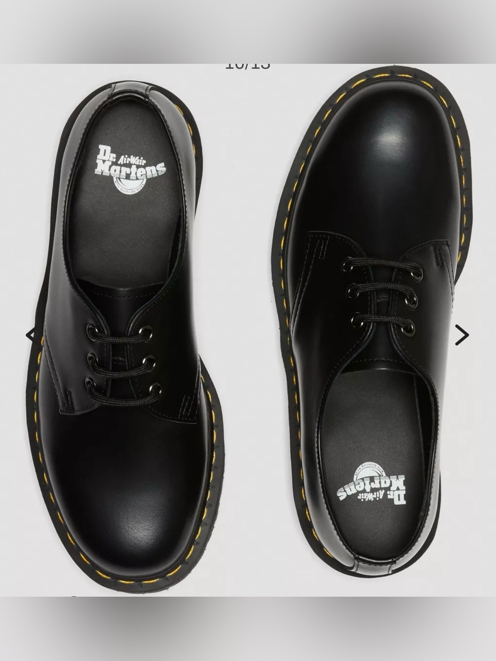 Dr. Martens 1461 Quad Black Leather NEW $160